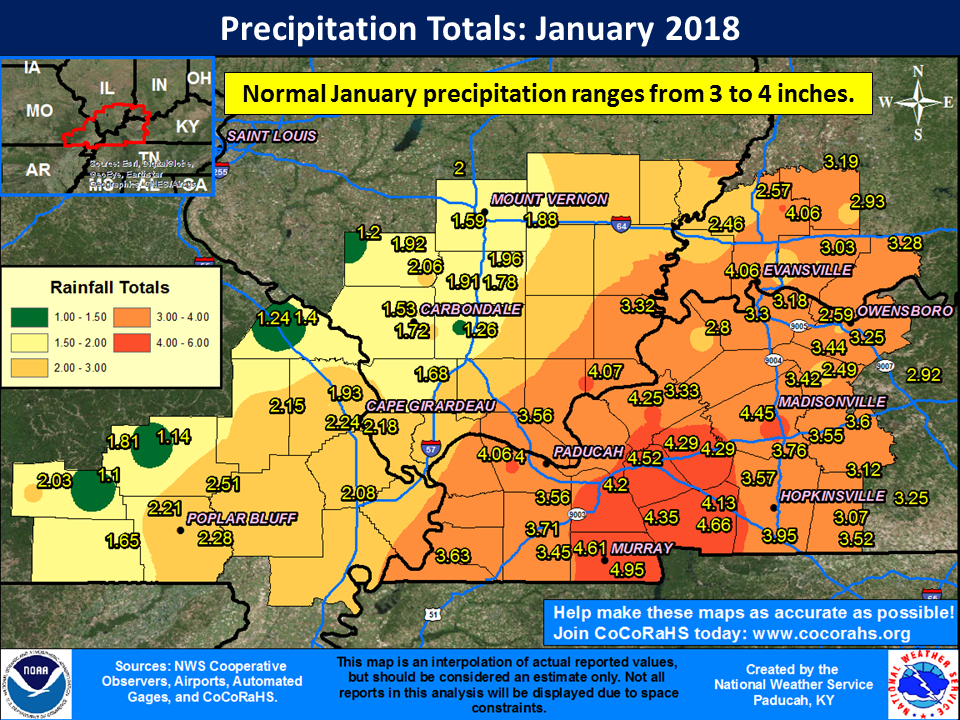 January 2018 Climate Summary